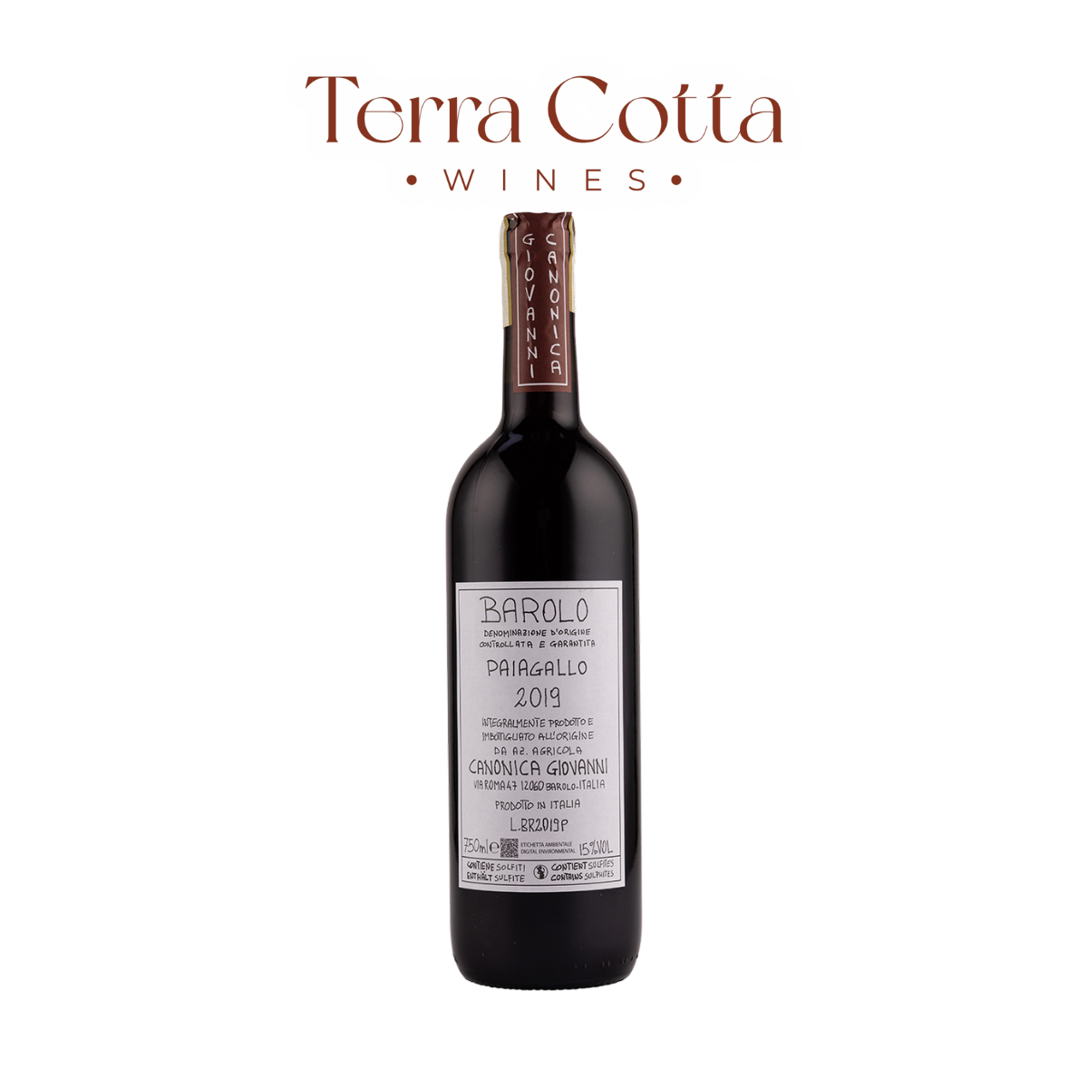 Giovanni Canonica Barolo Paiagallo 2019 (750ml)