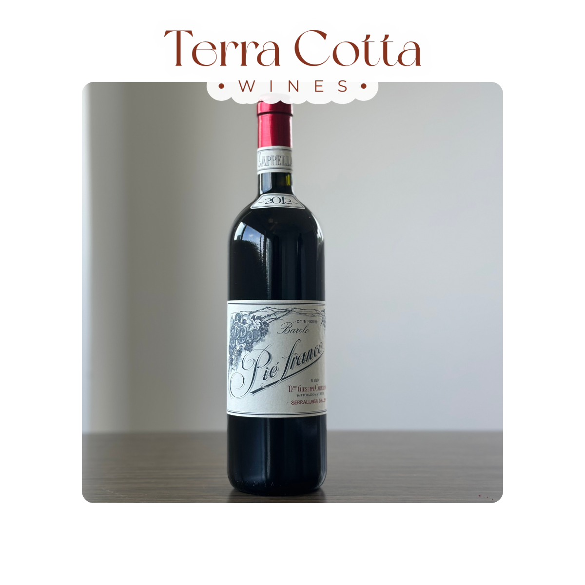 Giuseppe Cappellano Barolo Pie Franco 2012 (750ml)