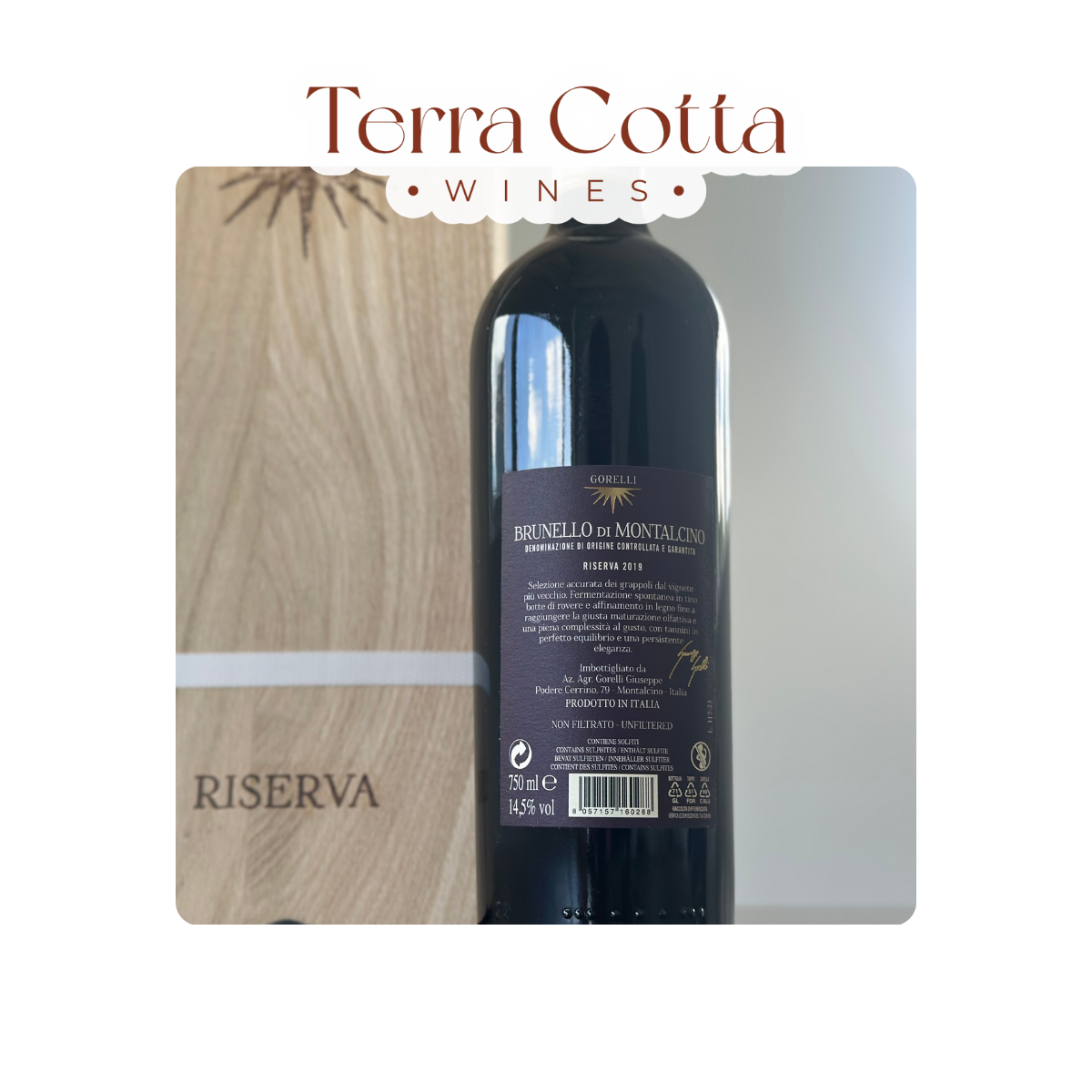 Giuseppe Gorelli Brunello di Montalcino Riserva 2019 (1500ml)