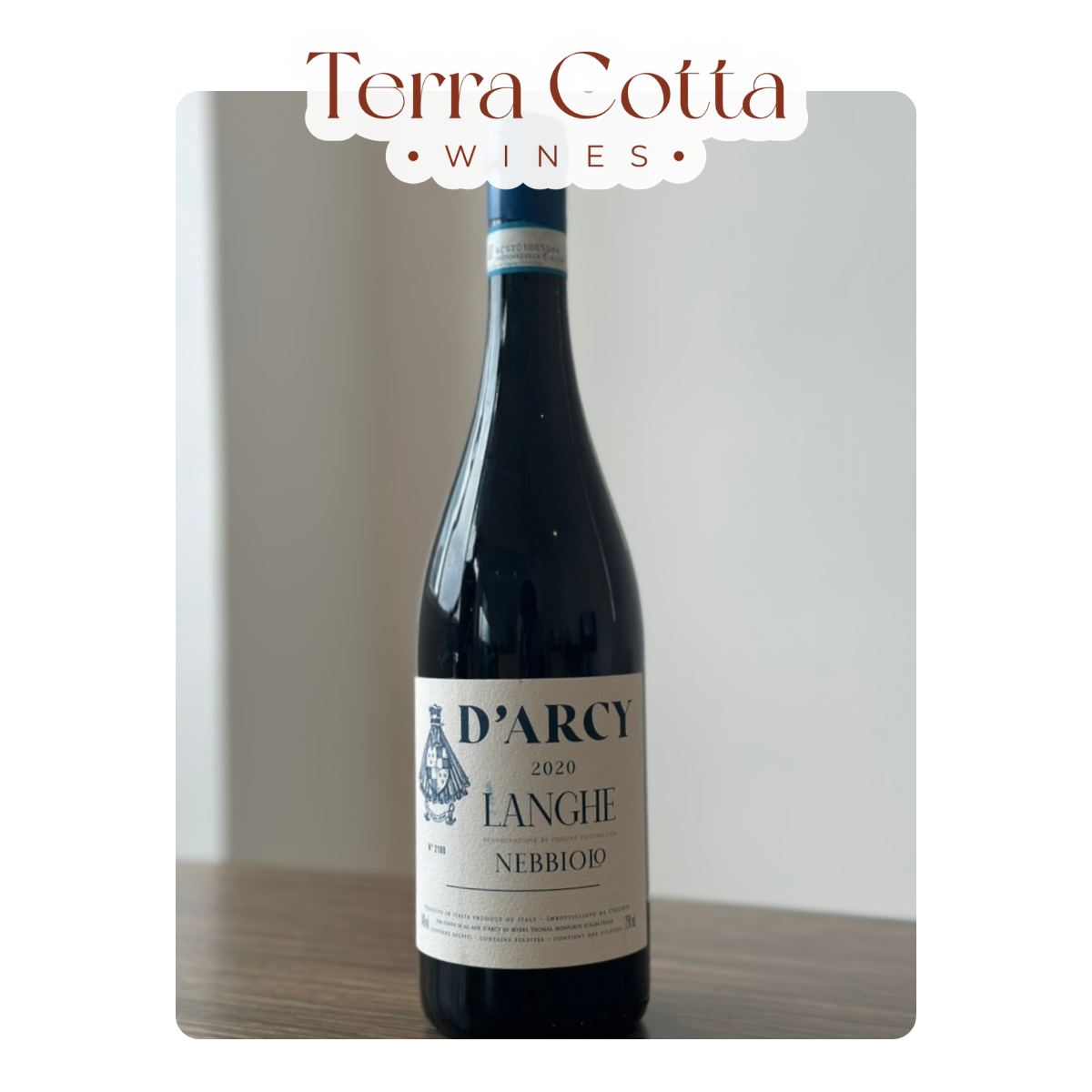 Cantina d'Arcy Langhe Nebbiolo 2020 (750ml)